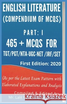 English Literature: (Compendium of MCQs) English Guru, Lalit Mohan 9798633567618 Independently Published - książka