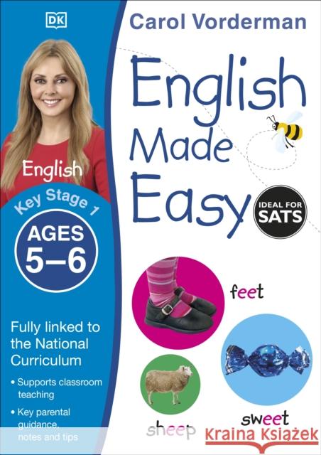 English Made Easy, Ages 5-6 (Key Stage 1): Supports the National Curriculum, English Exercise Book Carol Vorderman 9781409344643 Dorling Kindersley Ltd - książka