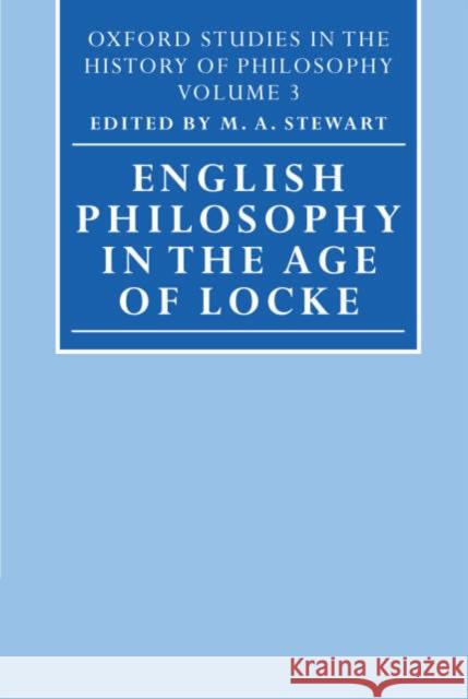 English Philosophy in the Age of Locke  9780198250968 OXFORD UNIVERSITY PRESS - książka