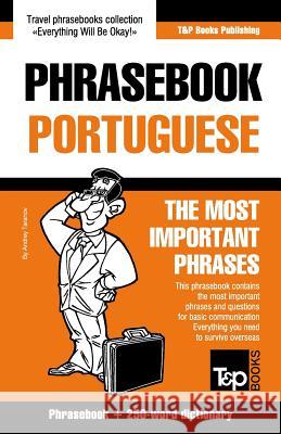 English-Portuguese phrasebook and 250-word mini dictionary Andrey Taranov 9781784924089 T&p Books - książka