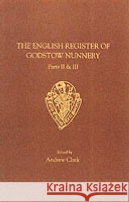 English Register Godstow II Clark, A. 9780859916691 BOYDELL & BREWER LTD - książka