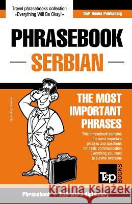 English-Serbian phrasebook and 250-word mini dictionary Andrey Taranov 9781784924058 T&p Books - książka