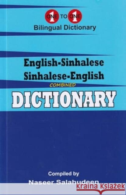 English-Sinhalese & Sinhalese-English One-to-One Dictionary: Script & Roman (Exam Dictionary) Naseer Salahudeen 9781912826216 IBS Books - książka