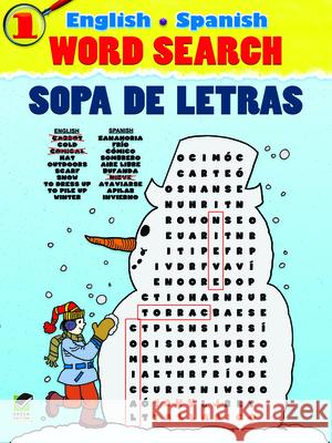 English-Spanish Word Search SOPA De Letras #1 Tony J Tallarico 9780486480978 Dover Publications - książka