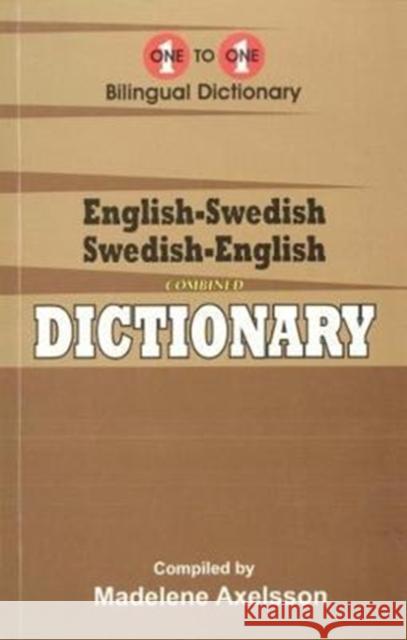 English-Swedish & Swedish-English One-to-One Dictionary (exam-suitable) M Axelsson 9781908357960 IBS Books - książka