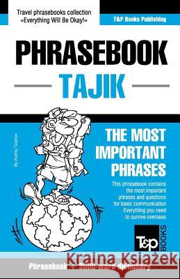 English-Tajik phrasebook and 3000-word topical vocabulary Andrey Taranov 9781786167590 T&p Books - książka