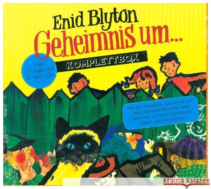 Enid Blyton - Geheimnis um... Komplettbox, 2 MP3-CD Blyton, Enid 9783862122486 Pop.de - książka