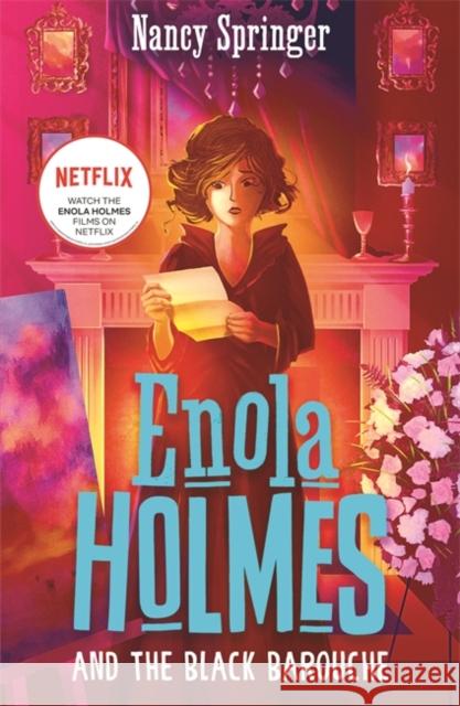 Enola Holmes and the Black Barouche (Book 7) Nancy Springer 9781471414794 Hot Key Books - książka