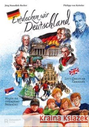 Entdecken wir Deutschland : Deutsch - Englisch - Serbisch Stanoßek-Becker, Jörg 9783402245811 Aschendorff Verlag - książka