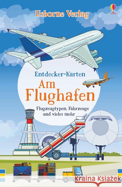 Entdecker-Karten: Am Flughafen Reid, Struan 9781782325932 Usborne Verlag - książka