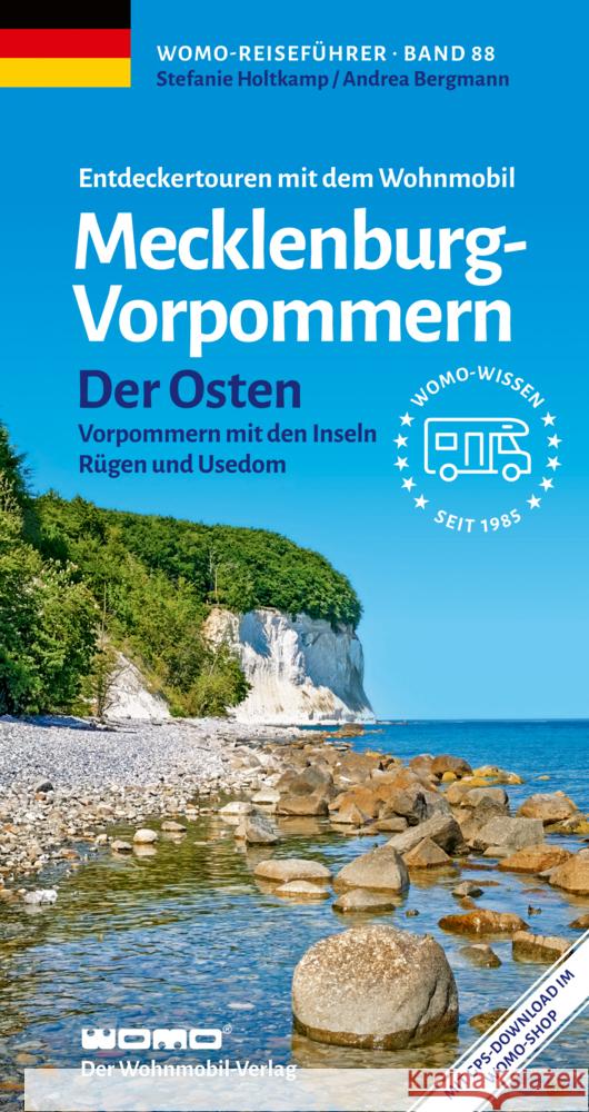 Entdeckertouren mit dem Wohnmobil Mecklenburg-Vorpommern Der Osten Holtkamp, Stefanie, Bergmann, Andrea 9783869038834 WOMO-Verlag - książka