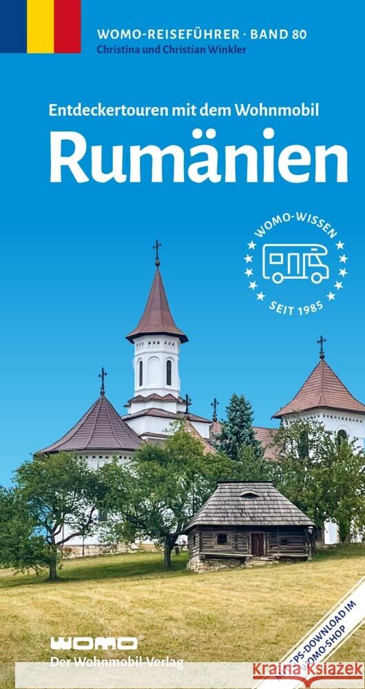 Entdeckertouren mit dem Wohnmobil Rumänien Winkler, Christian, Winkler, Christina 9783869038032 WOMO-Verlag - książka