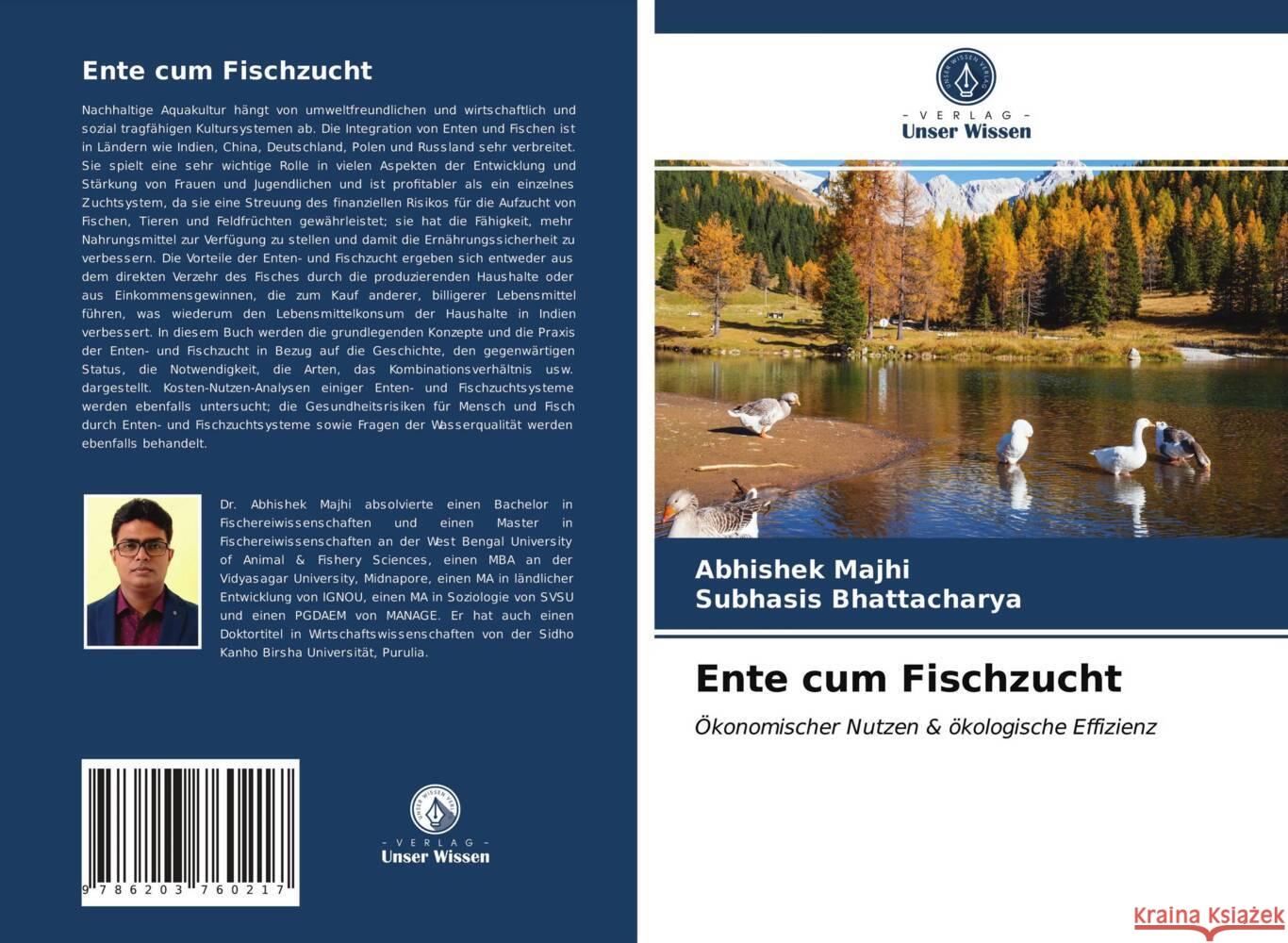 Ente cum Fischzucht Majhi, Abhishek, Bhattacharya, Subhasis 9786203760217 Verlag Unser Wissen - książka