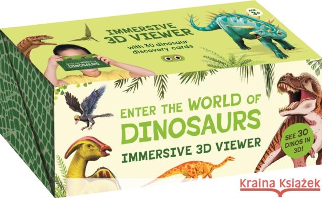 Enter the World of Dinosaurs: Immersive 3D Viewer Paul Upchurch 9780711295629 Quarto Publishing PLC - książka