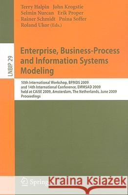 Enterprise, Business-Process and Information Systems Modeling Halpin, Terry 9783642018619 Springer - książka