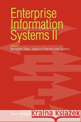 Enterprise Information Systems II B. Sharp Joaquim Filipe Jose Cordeiro 9789048157679 Not Avail - książka