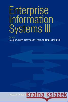 Enterprise Information Systems III Joaquim Filipe B. Sharp P. Miranda 9789048159918 Not Avail - książka