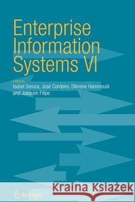 Enterprise Information Systems VI Isabel Seruca Jose Cordeiro Slimane Hammoudi 9789048169276 Not Avail - książka