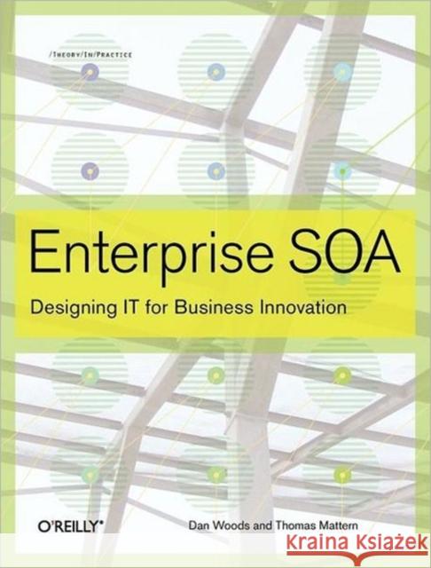 Enterprise Soa: Designing It for Business Innovation Woods, Dan 9780596102388 O'Reilly Media - książka