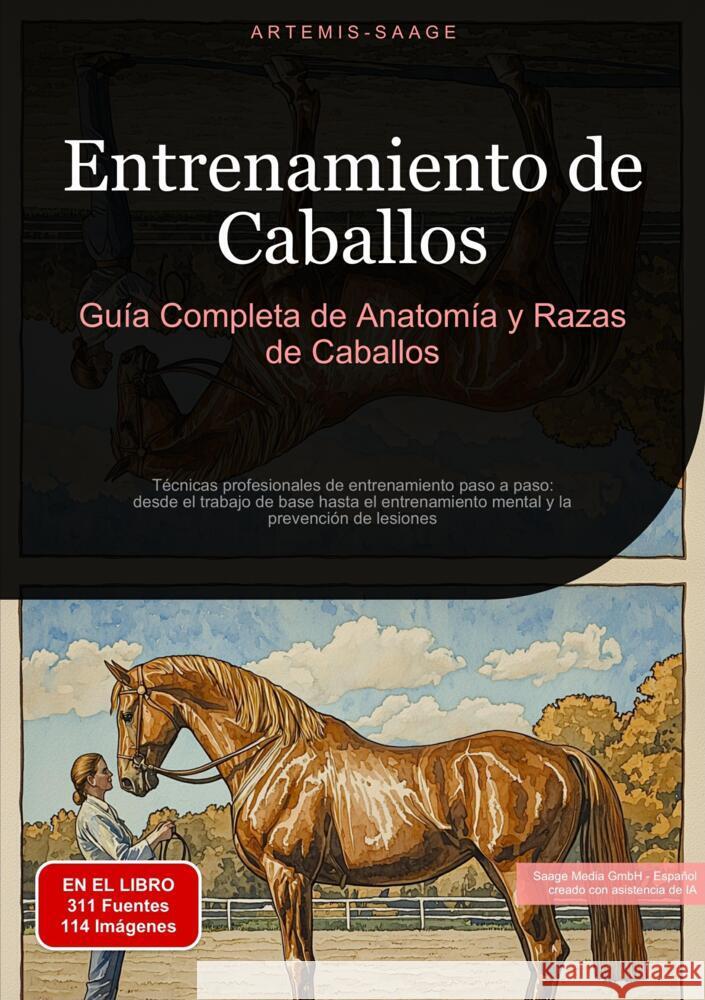 Entrenamiento de Caballos: Guía Completa de Anatomía y Razas de Caballos Saage, Artemis 9783384451392 Saage Books - książka