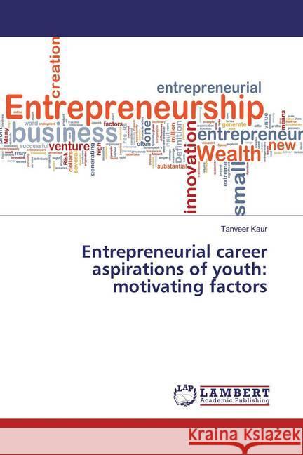 Entrepreneurial career aspirations of youth: motivating factors Kaur, Tanveer 9783659750458 LAP Lambert Academic Publishing - książka