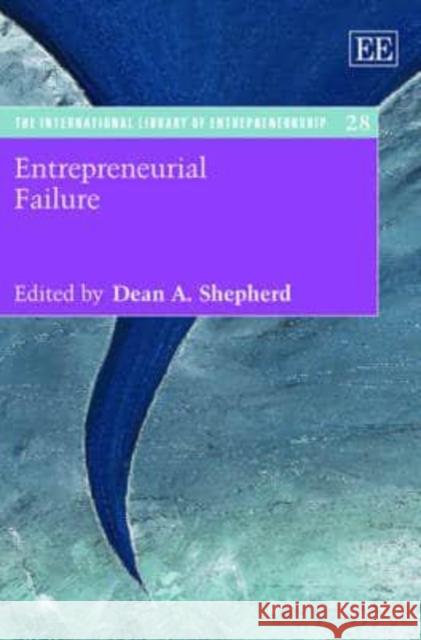 Entrepreneurial Failure Dean A. Shepherd   9781781954454 Edward Elgar Publishing Ltd - książka