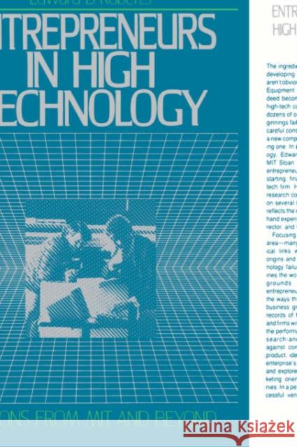Entrepreneurs in High Technology Roberts, Edward B. 9780195067040 Oxford University Press - książka