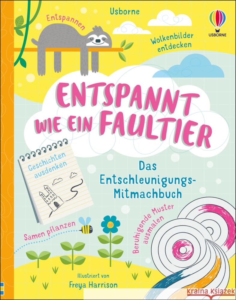 Entspannt wie ein Faultier Reynolds, Eddie, Bryan, Lara 9781789418996 Usborne Verlag - książka