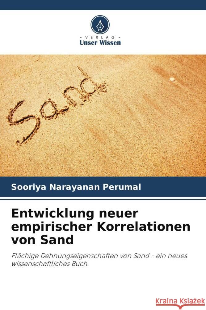 Entwicklung neuer empirischer Korrelationen von Sand Perumal, Sooriya Narayanan 9786205469835 Verlag Unser Wissen - książka