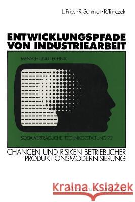 Entwicklungspfade Von Industriearbeit: Chancen Und Risiken Betrieblicher Produktionsmodernisierung Pries, Ludger 9783531121574 Vs Verlag Fur Sozialwissenschaften - książka