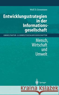 Entwicklungsstrategien in Der Informationsgesellschaft: Mensch, Wirtschaft Und Umwelt Grossmann, Wolf D. 9783540678007 Springer - książka