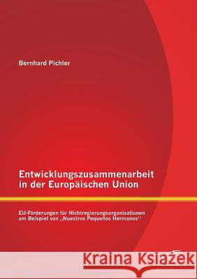 Entwicklungszusammenarbeit in der Europäischen Union: EU-Förderungen für Nichtregierungsorganisationen am Beispiel von 