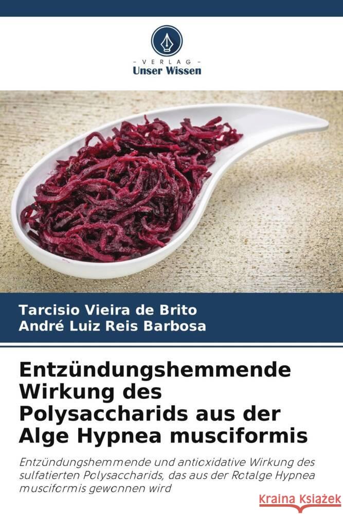 Entzündungshemmende Wirkung des Polysaccharids aus der Alge Hypnea musciformis Vieira de Brito, Tarcisio, Reis Barbosa, André Luiz 9786206813231 Verlag Unser Wissen - książka