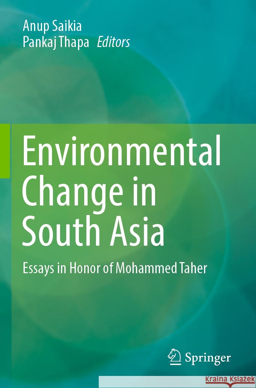 Environmental Change in South Asia  9783030476625 Springer International Publishing - książka