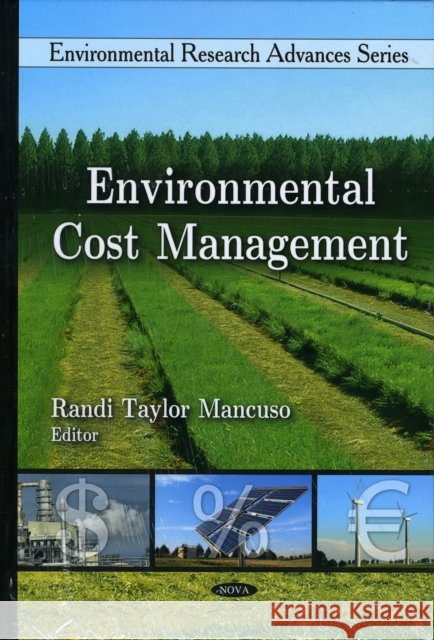 Environmental Cost Management Randi Taylor Mancuso 9781607418153 Nova Science Publishers Inc - książka
