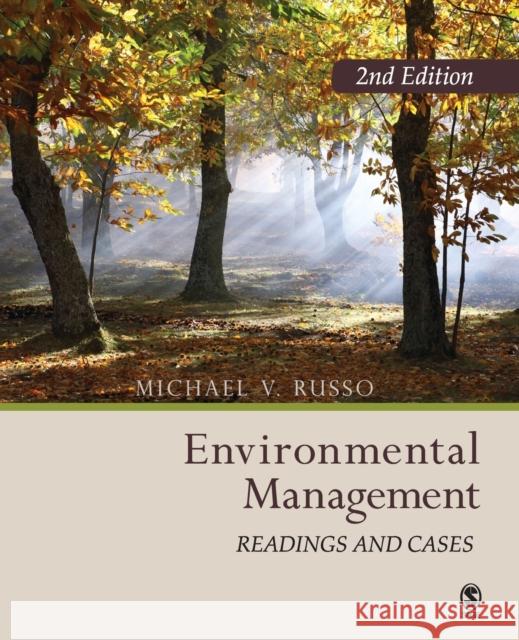 Environmental Management: Readings and Cases Russo, Mike 9781412958493 Sage Publications - książka