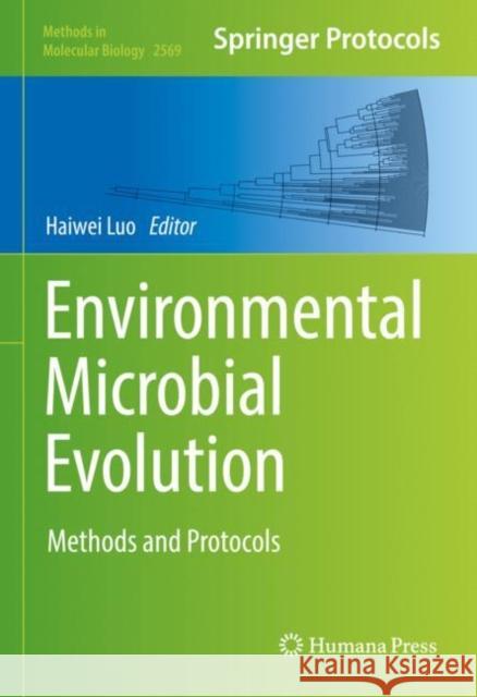 Environmental Microbial Evolution: Methods and Protocols Luo, Haiwei 9781071626900 Springer US - książka