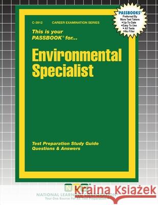 Environmental Specialist Passbooks 9781799339120 National Learning Corp - książka