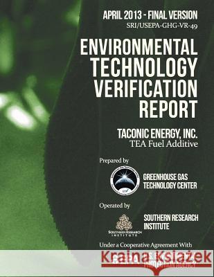 Environmental Technology Verification Report U. S. Environmental Protection Agency 9781500822408 Createspace - książka