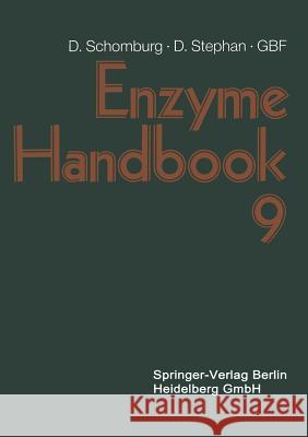 Enzyme Handbook 9: Class 1.1: Oxidoreductases Schomburg, Dietmar 9783642489877 Springer - książka