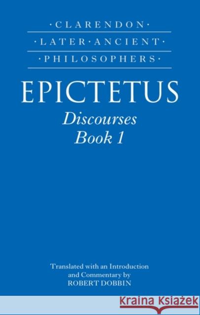 Epictetus: Discourses, Book 1  Dobbin 9780199235995  - książka