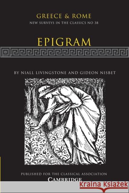 Epigram Livingstone Niall Nisbet Gideon 9780521145701 Cambridge University Press - książka