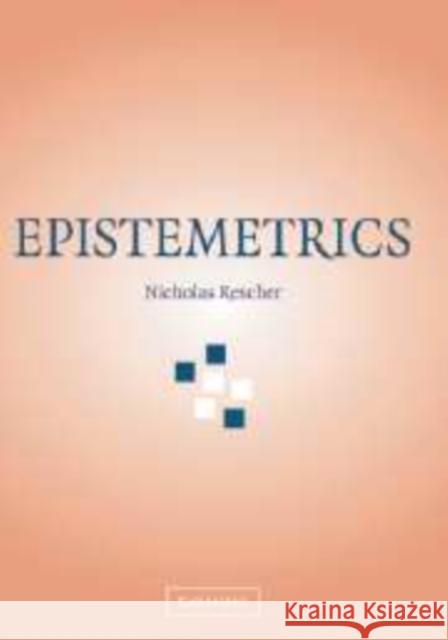 Epistemetrics Nicholas Rescher 9780521178501 Cambridge University Press - książka