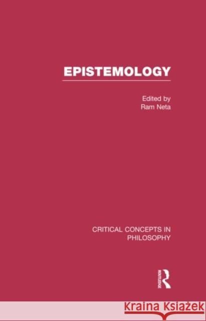 Epistemology Ram Neta 9780415579131 Routledge - książka