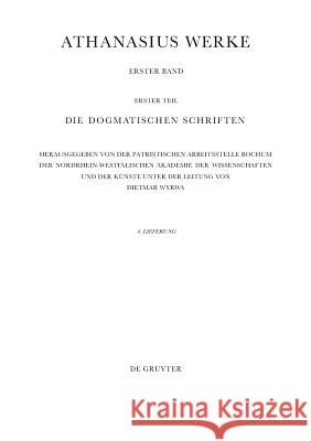 Epistulae I-IV ad Serapionem Wyrwa, Dietmar 9783110227703 Llh - książka