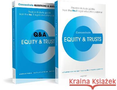 Equity and Trusts Revision Concentrate 2v Set: Law and Revision Study Guide Street 9780192885524 OUP Oxford - książka