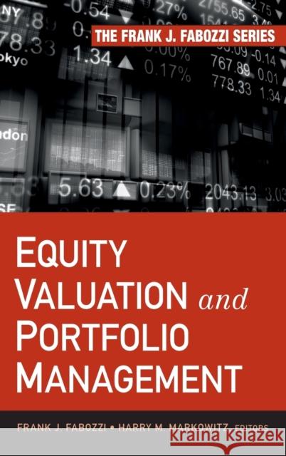 Equity Valuation and Portfolio Management Frank J Fabozzi 9780470929919  - książka