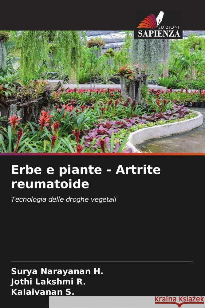 Erbe e piante - Artrite reumatoide Surya Narayanan H Jothi Lakshmi R Kalaivanan S 9786207241859 Edizioni Sapienza - książka