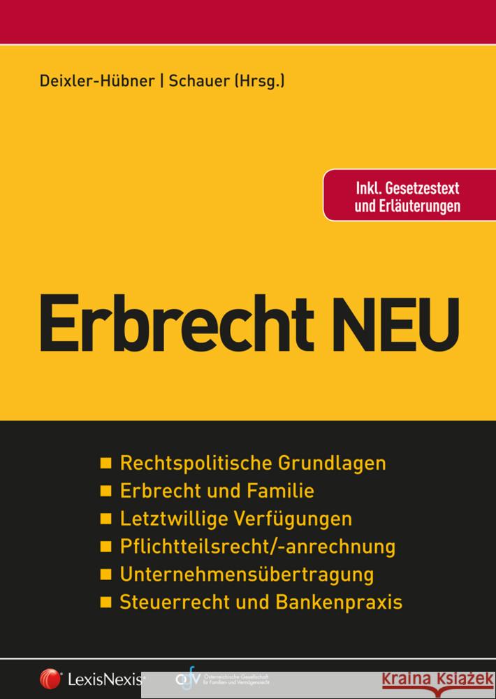 Erbrecht NEU  9783700763536 LexisNexis Österreich - książka