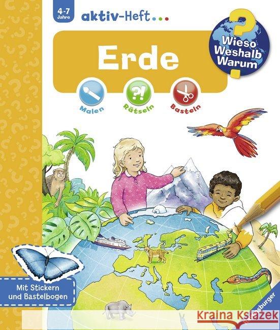 Erde : Mit Stickern und Bastelbogen  9783473329502 Ravensburger Buchverlag - książka